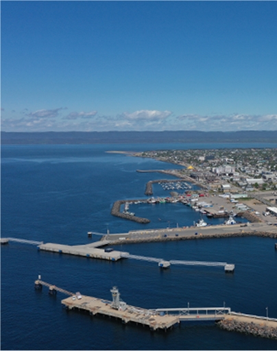 Premier port minéralier en Amérique du Nord